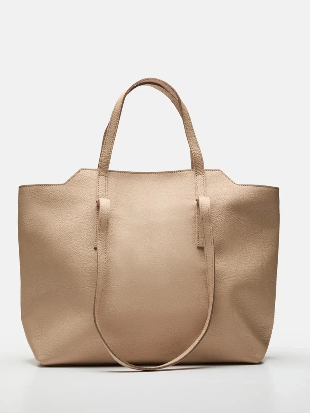 M.I.L.A Nude Leather Bag